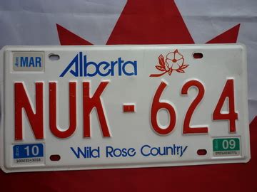 Alberta License Plate | License Plates | hobbyDB