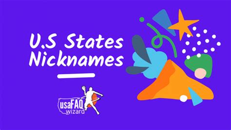 List of US State Nicknames - usaFAQwizard