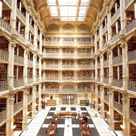 George Peabody Library | George peabody library, Peabody library, Places