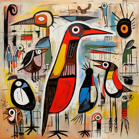 Neo-Expressionism Bird Artwork Free Stock Photo - Public Domain Pictures