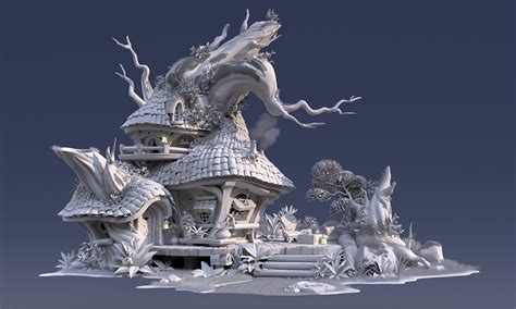 The Treehouse: Creating 3D Environment Art Using Maya and Zbrush