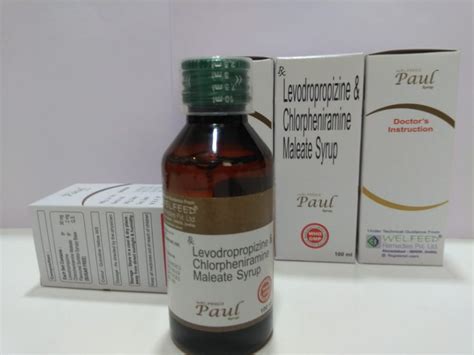 WELFEED'S PAUL Tingy Orange Levodropropizine And C.P.M., Bottle Size ...