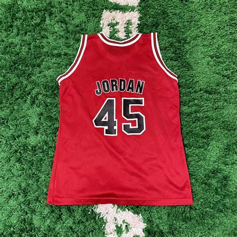 NBA MICHAEL JORDAN JERSEY (Kids size) Number 45... - Depop