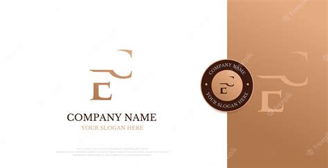 Premium Vector | Initial ec logo design vector