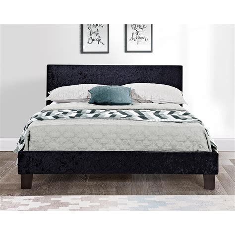 Berlin Crushed Velvet Bed Frame | Crushed velvet bed, Velvet bed frame, Black bedding