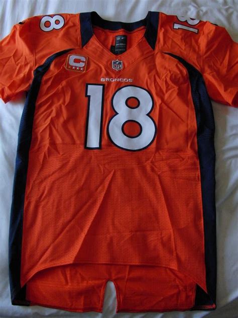 Peyton Manning Game Worn Jersey | Game wear, Peyton manning jersey, Nfl broncos