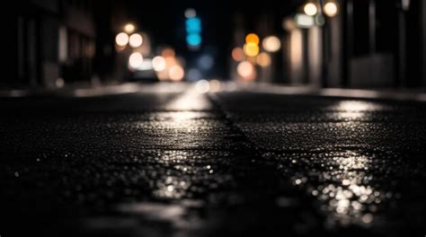 Premium AI Image | Dark Street Asphalt Abstract and Moody Editorial ...