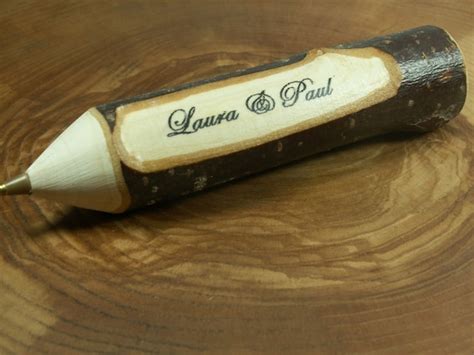 Personalized Rustic wedding pens set of 1 pens country