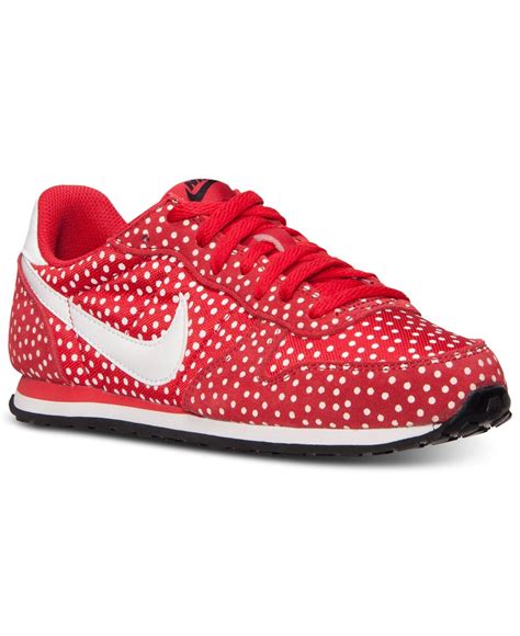 Lyst - Nike Women'S Genicco Print Casual Sneakers From Finish Line in Red