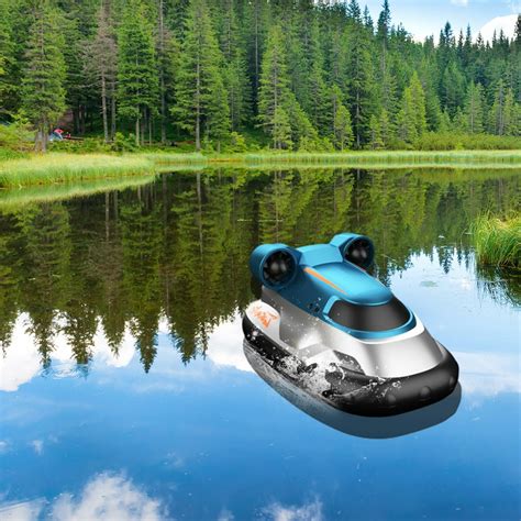 ALLCACA RC Boat for Kid, Fashion Mini RC Hovercraft Remote Control Boat, Hovercraft-Blue ...