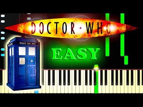 DOCTOR WHO THEME – Easy Piano Tutorial | Sheet Music Boss