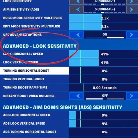 best fortnite mobile controller settings