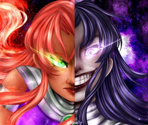 Starfire VS Blackfire - Teen Titans by Pittsdolls on DeviantArt