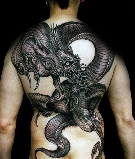 Chinese Dragon Tattoo Clipart