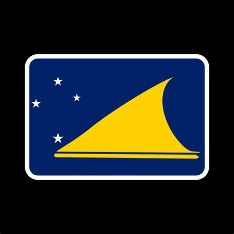 Tokelau flag, official colors and proportion. Vector illustration ...