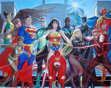 [Artwork] JLA by Alex Ross : r/DCcomics