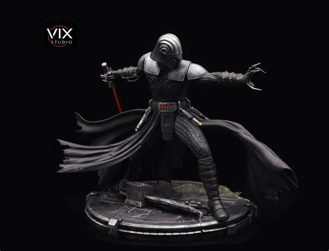 Starkiller star Wars Fan Art 3D Statue - Etsy