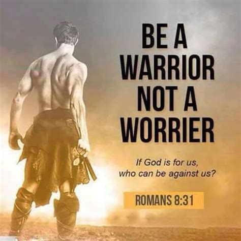 Be a Warrior not a Worrier - Christian Funny Pictures - A time to laugh