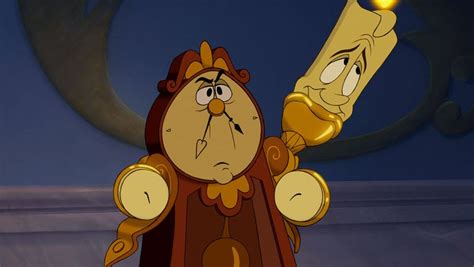 Coloring with Cogsworth and Lumiere - D23