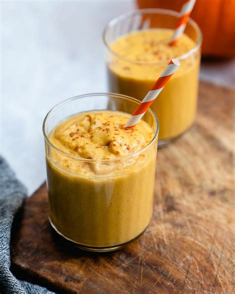 Creamy Pumpkin Smoothie – A Couple Cooks