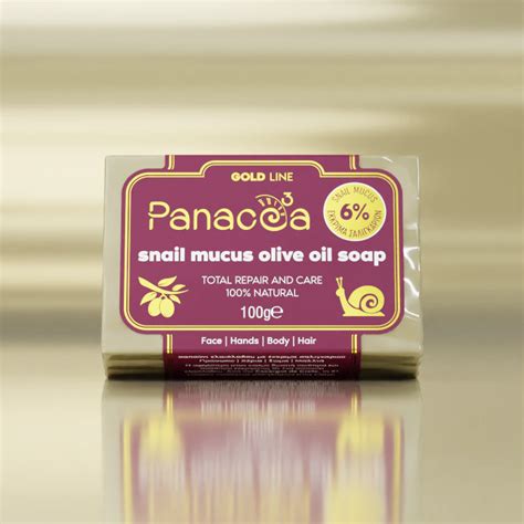Snail soap olive oil PANACEA3 Gold Line