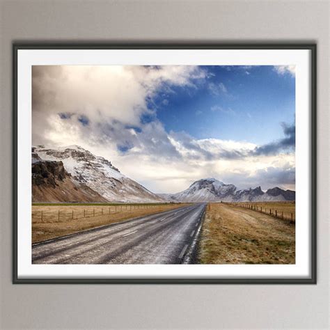 Route 1 Near Eyjafjallajökull, Iceland Landscape Winter Photo ...