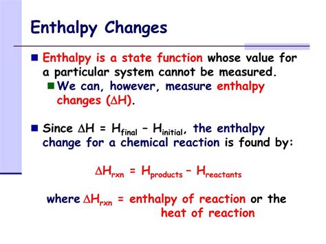 PPT - Enthalpy Changes PowerPoint Presentation, free download - ID:2914427