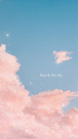 Blue And Pink Aesthetic Cloudy Sky Mobile Wallpaper Template and Ideas for Design | Fotor