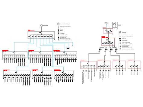 Diagrama unifilar en AutoCAD | Descargar CAD gratis (210.86 KB) | Bibliocad