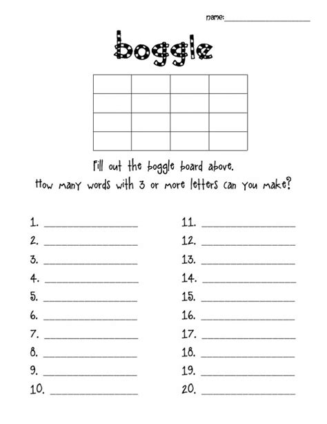 Printable Fun Activities For 10 Year Olds | K5 Worksheets