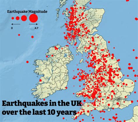 UK earthquake map: Where quakes have struck in Britain after Scotland ...