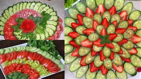 simple easy salad decoration ideas - YouTube