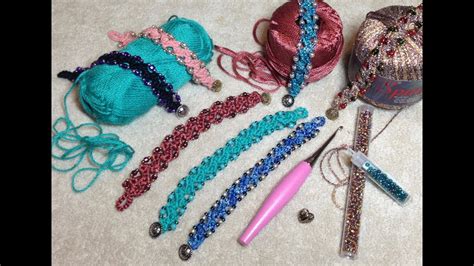 🧶 BEADED CROCHET BRACELET TUTORIAL ~ 📿 Beautiful & Easy ~ Lots of Tips ...