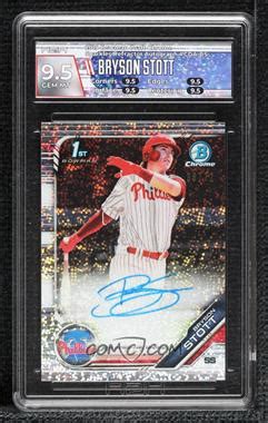 2019 Bowman Draft - Chrome Draft Pick Autographs - Sparkles Refractor # ...