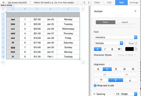 numbers spreadsheet - Apple Community