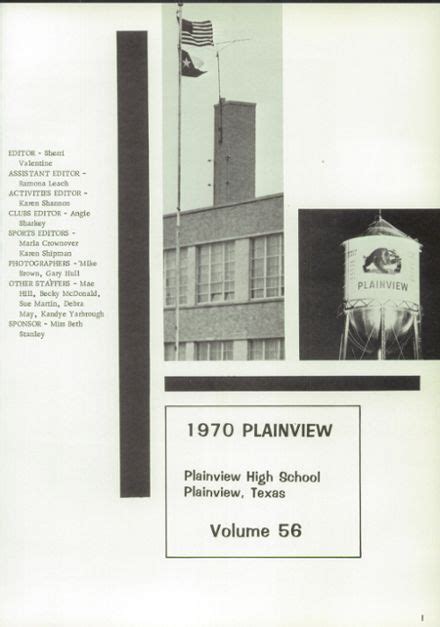 Explore 1970 Plainview High School Yearbook, Plainview TX - Classmates