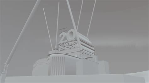 20th Century Fox 1994 Logo Destroyed - Download Free 3D model by ...