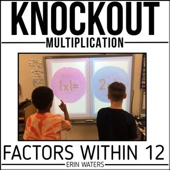 Multiplication Game {KNOCKOUT Math Facts} - Erin Waters EDU