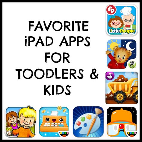 Favorite iPad apps for Toddlers and Kids - Fantabulosity