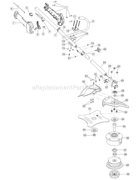 Troy bilt weed eater fuel line diagram