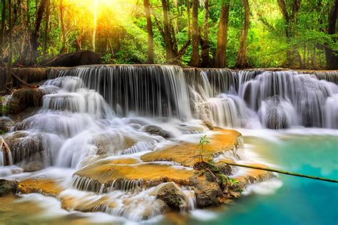 Waterfall Nature Wallpapers - Top Free Waterfall Nature Backgrounds ...