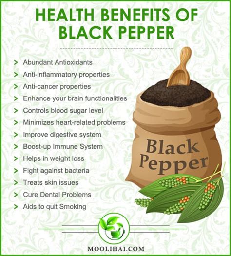 Unknown benefits of Black Pepper