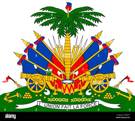 Coat of arms of Haiti Stock Photo - Alamy