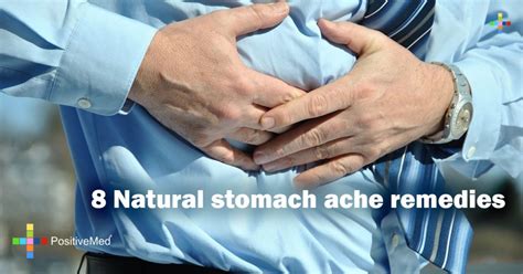 8 Natural stomach ache remedies