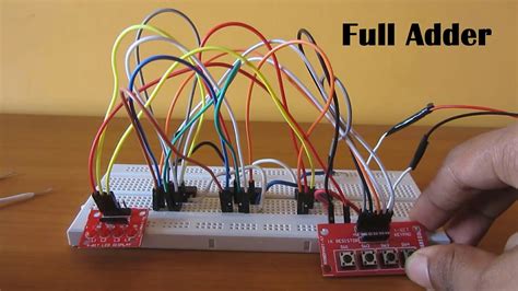 Full Adder Circuit Diagram On Breadboard