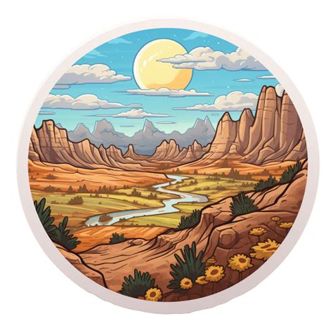 Badlands National Park Sticker