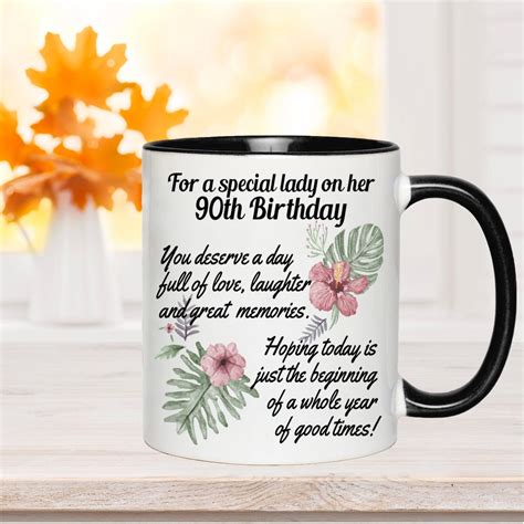 90th Birthday Gift for Women Cute 90th Mug Sentimental Gift - Etsy