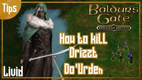 Baldur's Gate: Enhanced Edition - How to kill Drizzt Do'Urden - YouTube