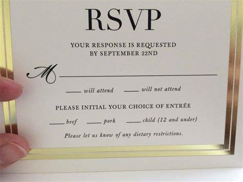 Creative Wedding Response Card Wording