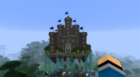 floating castle | Minecraft castle, Amazing minecraft, Minecraft